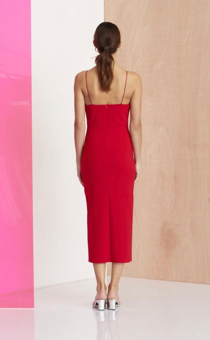 Bec and Bridge C’est Magnifique Split Dress Red  - Image 3