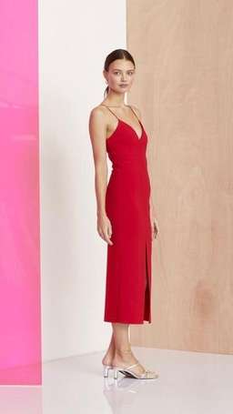 Bec and Bridge C’est Magnifique Split Dress Red for rent on The Volte - image 2