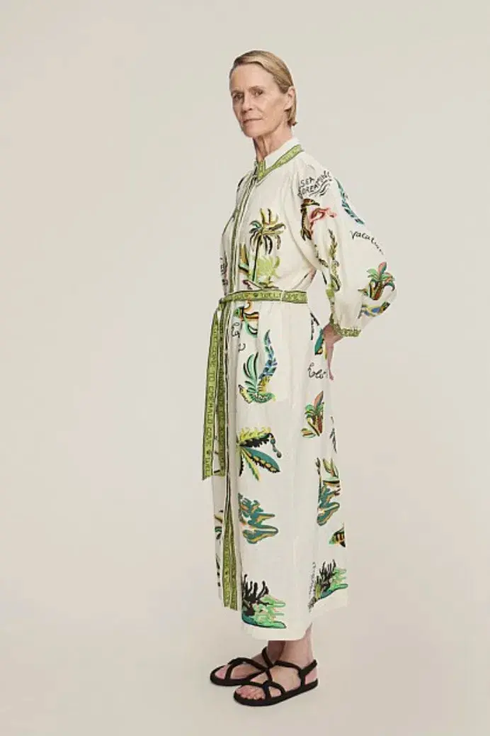 Alémais Day Dream Shirtdress Maxi Dress Print Size 16 for rent on The Volte - main image