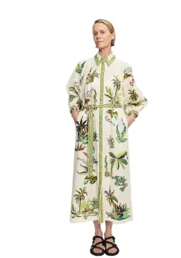 Alémais Day Dream Shirtdress Maxi Dress Print Size 16 for rent on The Volte - image 4