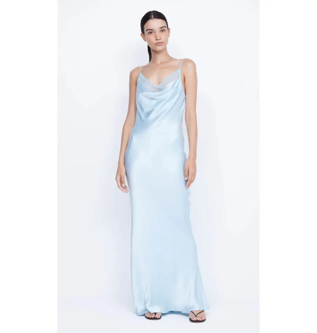Bec & Bridge Arabella Maxi Dress Dolphin Blue Size AU 12 for rent on The Volte - main image