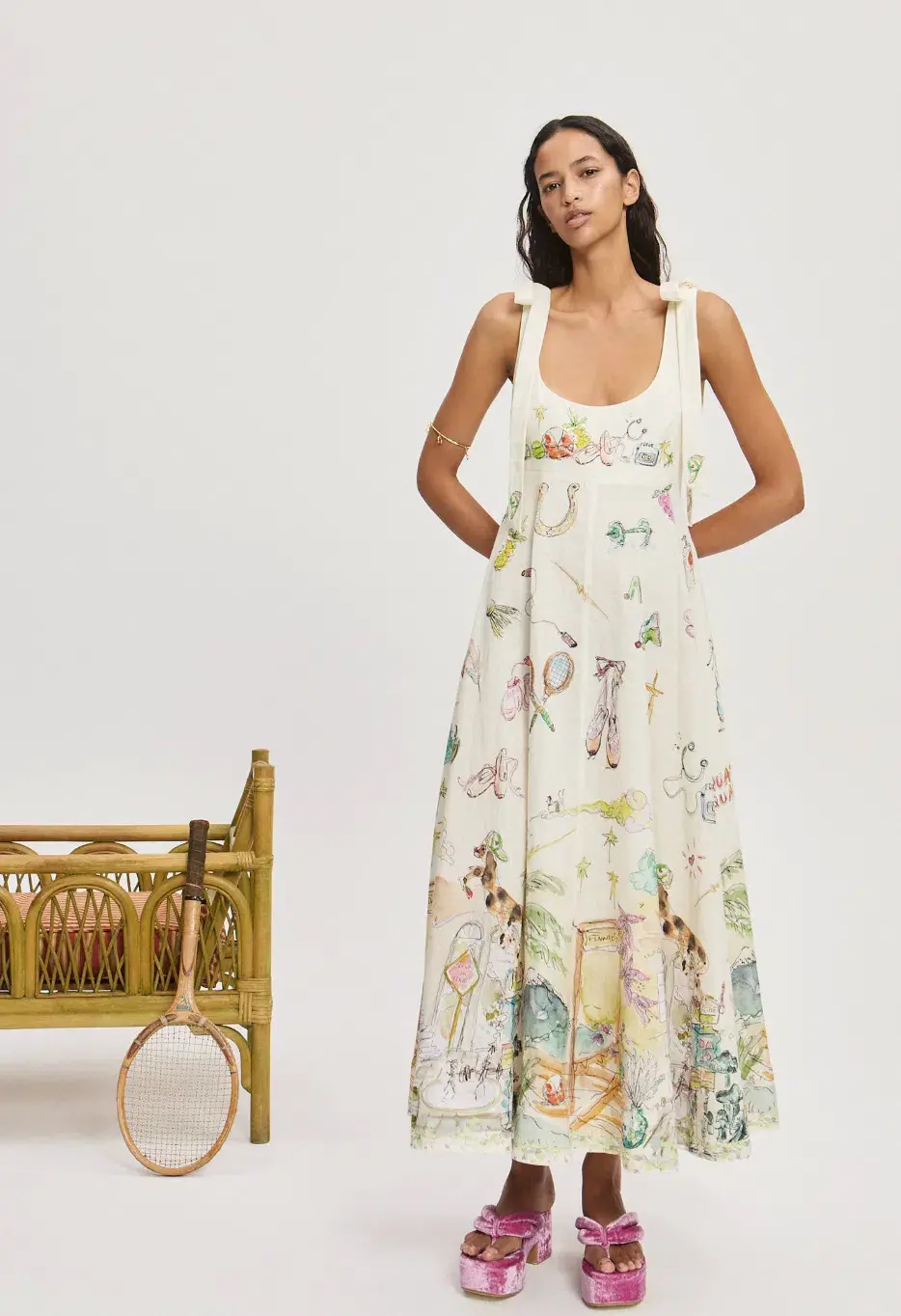 Alemais Anouk Ballet Sundress Print Size AU 8 - Image 2