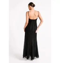 Meshki Jacinta Chiffon Maxi Dress Black Size M / AU 10 for rent on The Volte - image 2