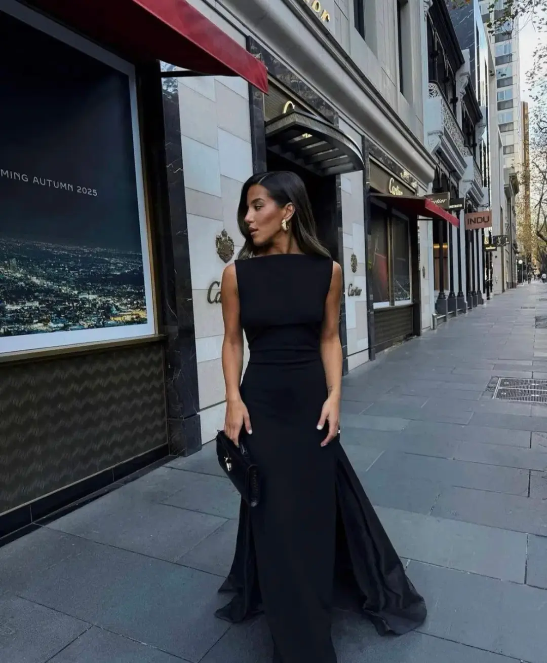 Effie Kats Christal Gown Black Size AU 10 for rent on The Volte - main image