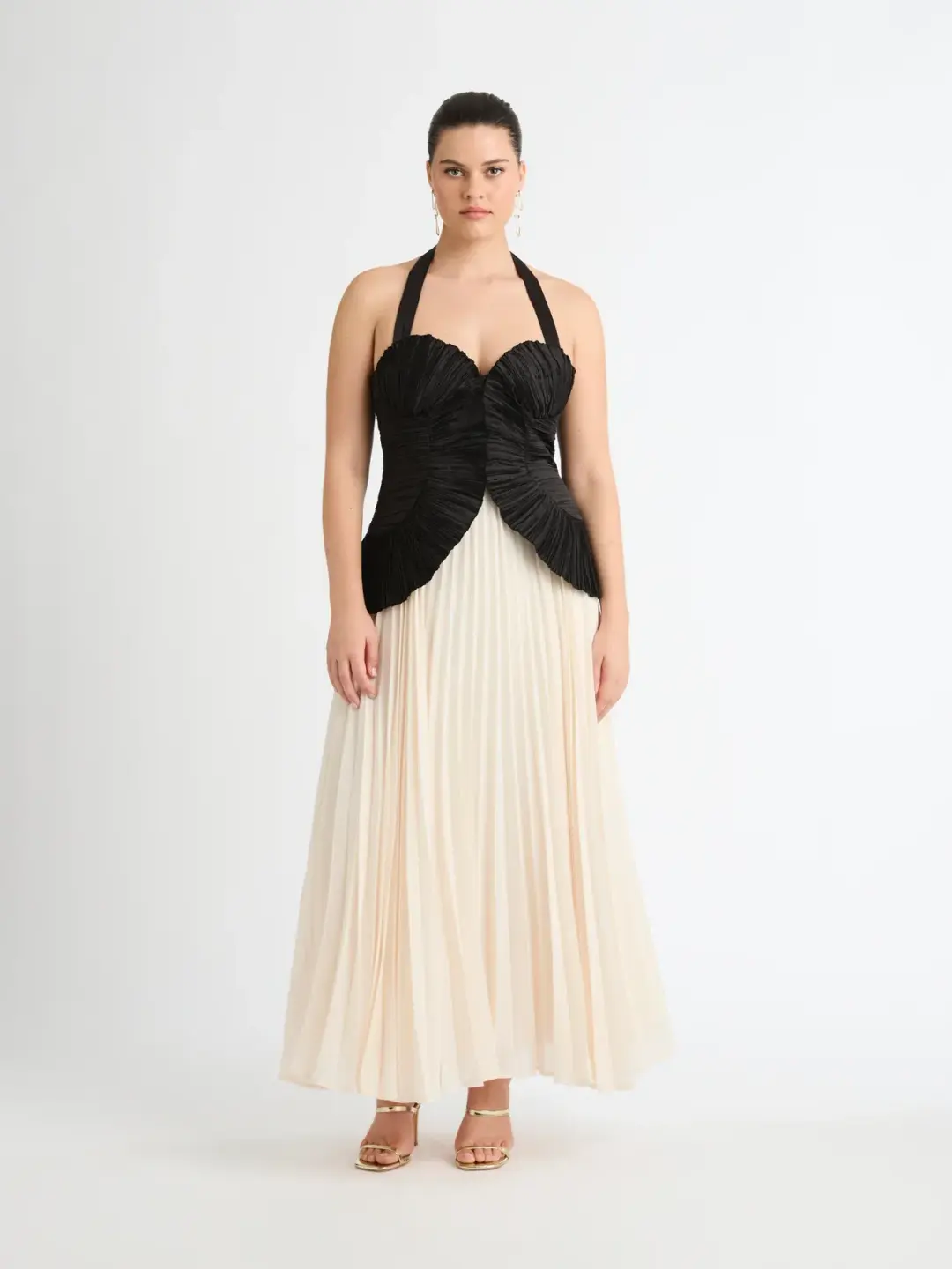 Sheike Soraya Dress Monochrome Size AU 18 for rent on The Volte - main image