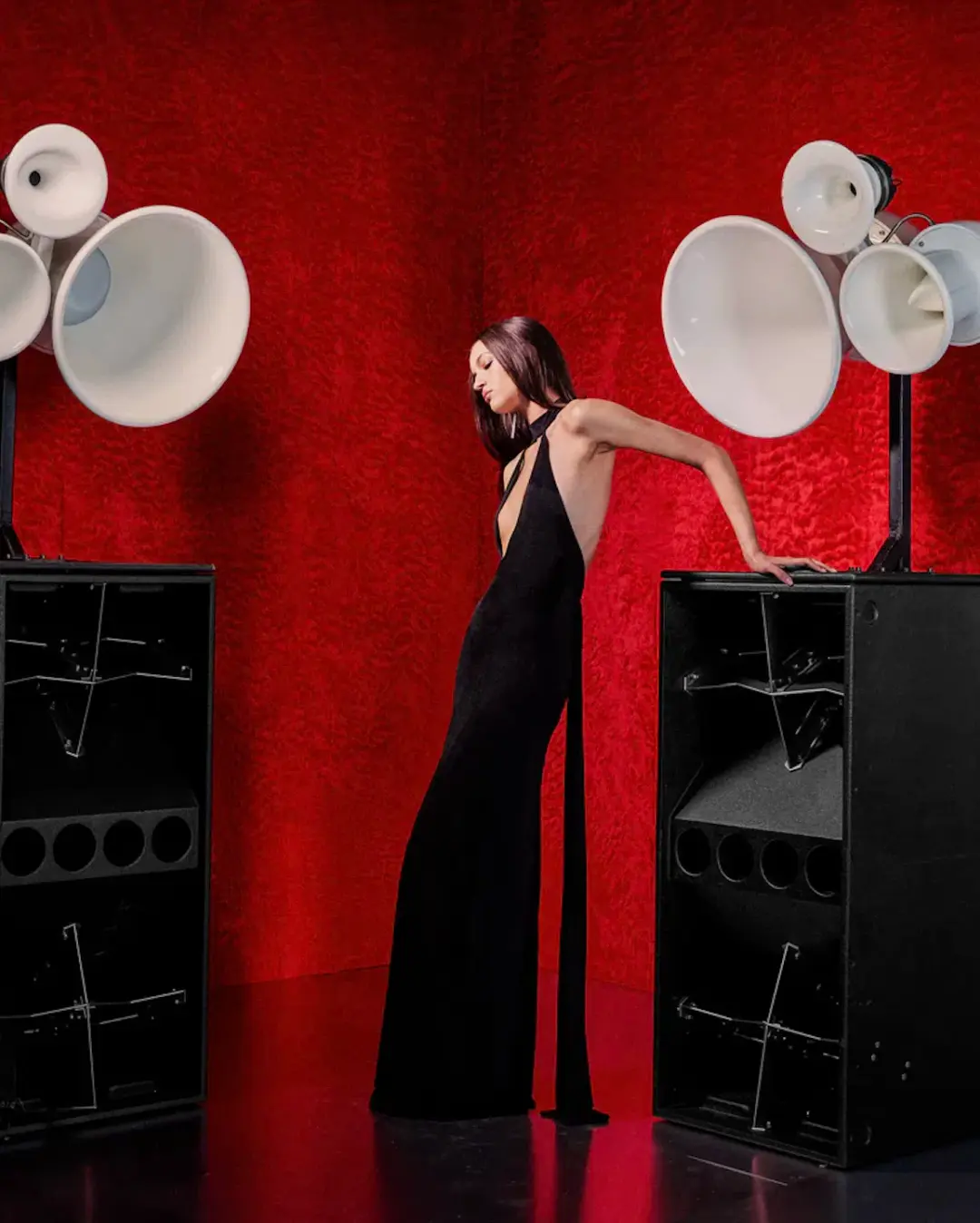 Misha The Maybel Jersey Dress Black Size S / AU 8-10 for rent on The Volte - main image