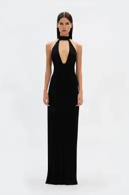 Misha The Maybel Jersey Dress Black Size S / AU 8-10 for rent on The Volte - image 2