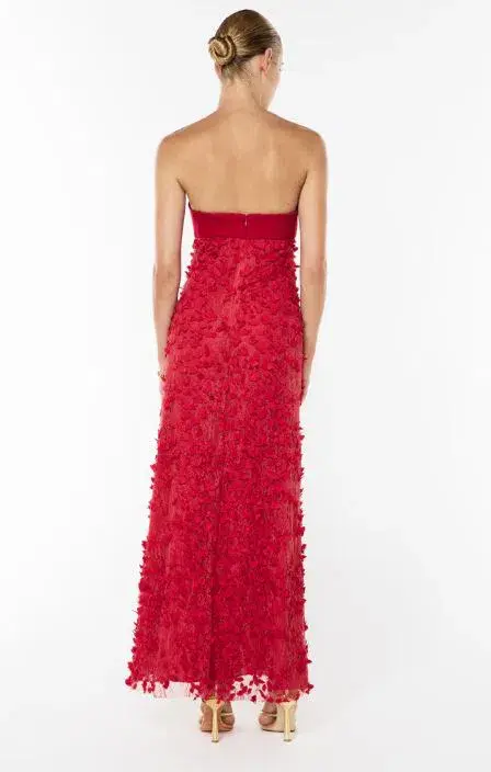 Manning Cartell Enchantment Balconette Gown in Scarlet Red Size 12 for rent on The Volte - main image