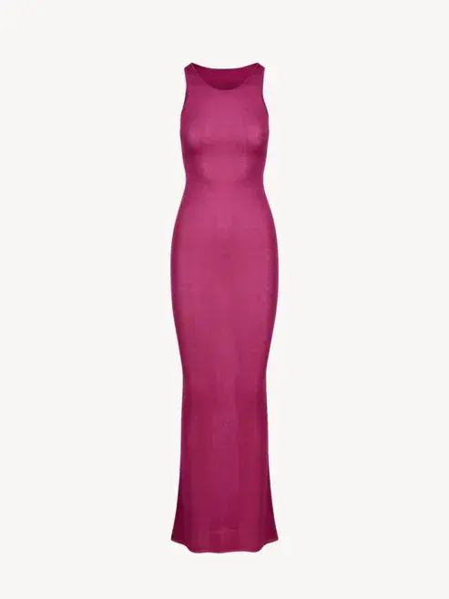 Asta Resort Natalia Dress Magenta Size 10 for rent on The Volte - main image