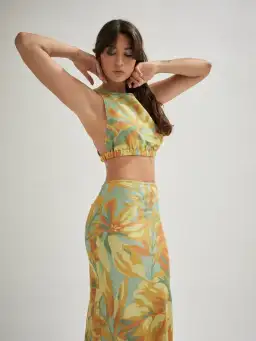 One Mile The Label Jessica Palm Set Multi Size AU 10 for rent on The Volte - image 1