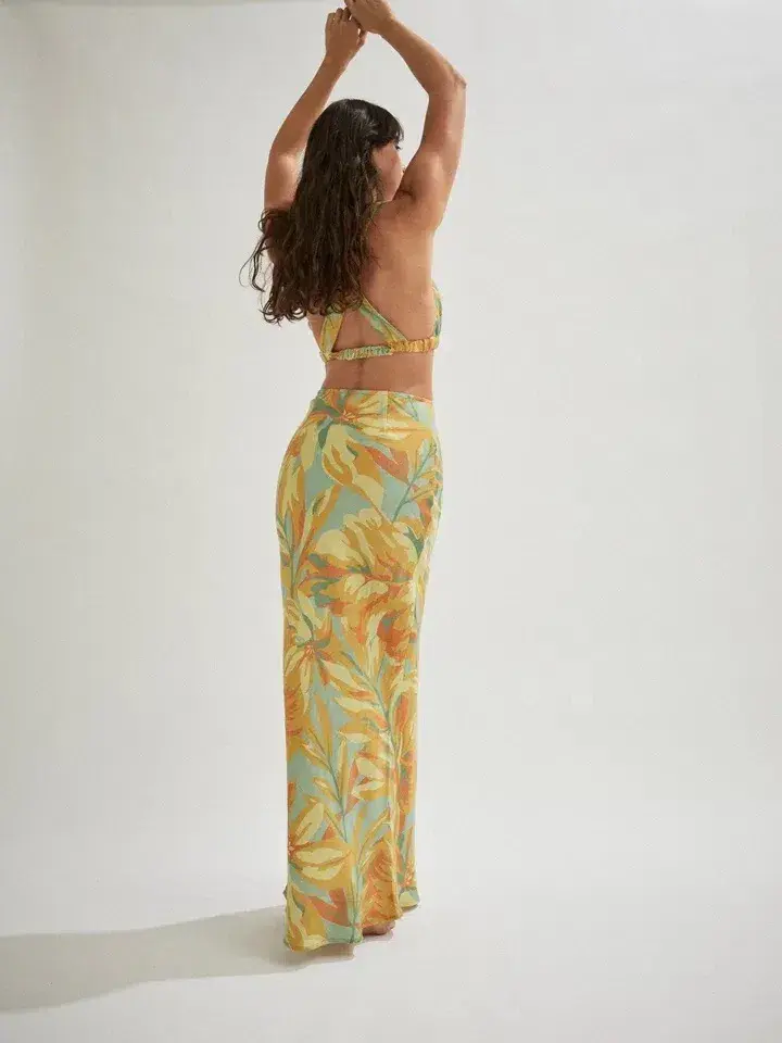 One Mile The Label Jessica Palm Set Multi Size AU 10 for rent on The Volte - main image