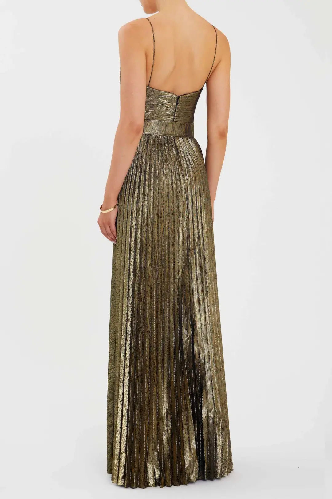 Rebecca Vallance Josie Gown in Metallic Size 8 for rent on The Volte - main image