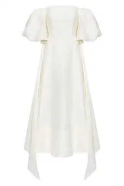 Aje Incarnation Midi Dress Ivory Size 14 for rent on The Volte - image 5