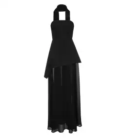 Matterstore Monaco Black Dress with Scarf Black Size 10 for rent on The Volte - image 4