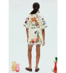 Alemais Meagan Mini Dress Floral Size 12