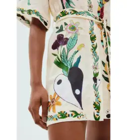 Alemais Meagan Mini Dress Floral Size 12