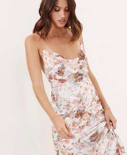 Winona Tigerlily Cowl Maxi Dress Print Size 8 for rent on The Volte - image 3