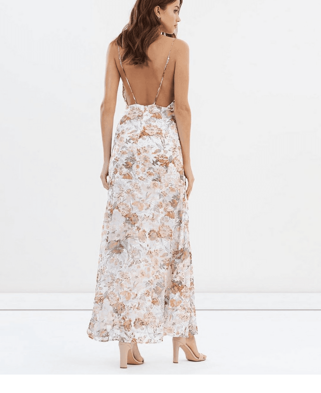 Winona Tigerlily Cowl Maxi Dress Print Size 8 for rent on The Volte - main image