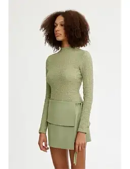 Significant Other Brielle Top in Green Size AU 8 for rent on The Volte - image 2