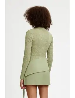 Significant Other Brielle Top in Green Size AU 8 for rent on The Volte - image 3