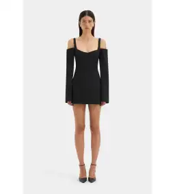 Sir Sandrine Long Sleeve Mini in Black Size AU 6 for rent on The Volte - image 1