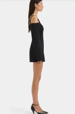 Sir Sandrine Long Sleeve Mini Dress Black Size 8 for rent on The Volte - image 3