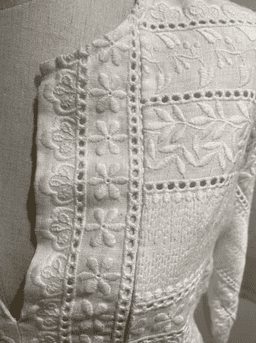 LOVER THE LABEL Italian Linen White Embroidery Dress Size S/M for rent on The Volte - image 5