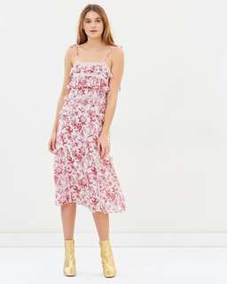 Stevie May floral Midi dress Size 12 for rent on The Volte - image 1