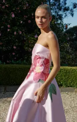 Aston Studio Audrey Dress Baby Fluer Pink Size AU 14 for rent on The Volte - image 4