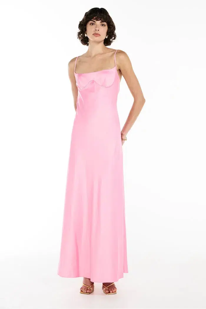 Manning Cartell Save The Date Slip Dress Pink Size 10 for rent on The Volte - main image