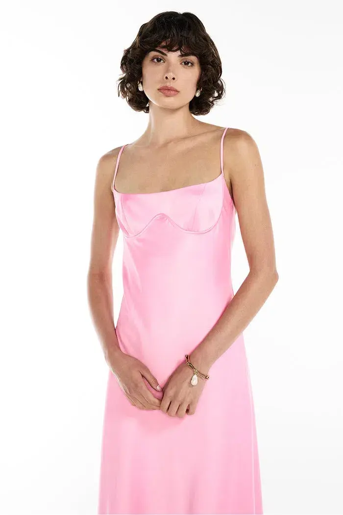 Manning Cartell Save The Date Slip Dress Pink Size 10 for rent on The Volte - main image