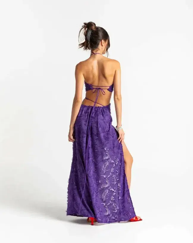 Arcina Ori Izzi Set Purple Maxi Size AU 8 for rent on The Volte - main image