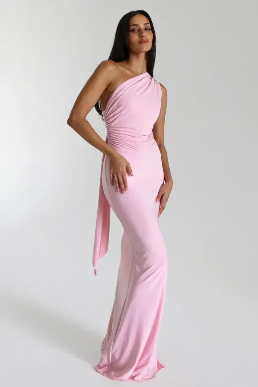 Natalie Rolt Fabienne Gown Blossom Pink Size 8 for rent on The Volte - main image