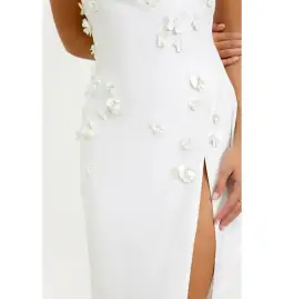 Lexi Blanca Dress Ivory Size AU 10 for rent on The Volte - image 3