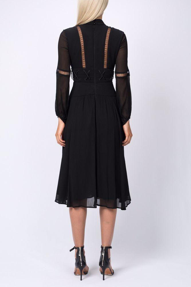 White Seude SILK PETA DRESS SIZE 8 [BRAND NEW} for rent on The Volte - main image