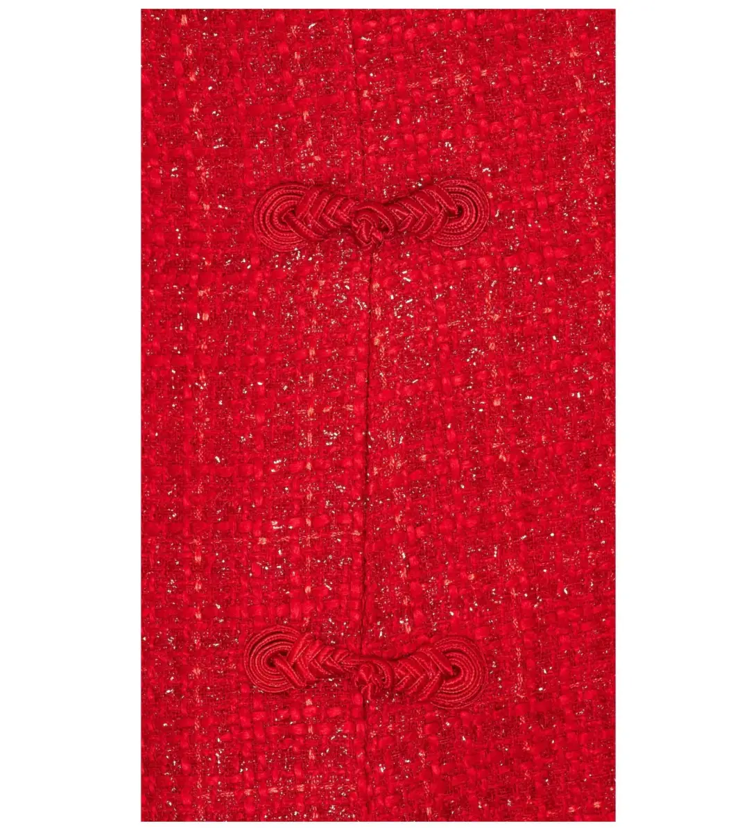 Sau Lee Natasha Tweed Mini Dress in Red Size 8 for rent on The Volte - main image