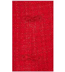 Sau Lee Natasha Tweed Mini Dress in Red Size 8 for rent on The Volte - image 5