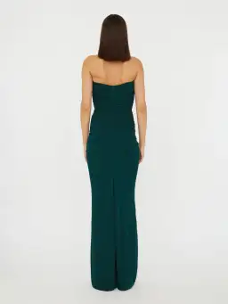 Christopher Esber Bezel Quartz Disconnect Dress Evergreen Size 6 for rent on The Volte - image 2