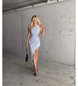 Natalie Rolt Frida Dress Sky Blue AU 12