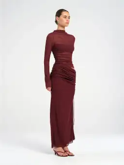 Benni Mable Maxi Dress Plum Size 10 for rent on The Volte - image 2