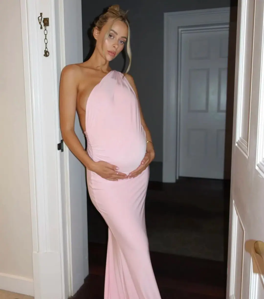 Natalie Rolt Fabienne Gown Blossom Pink Size 0 / AU 6 for rent on The Volte - main image