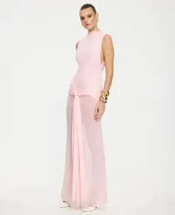 Effie Kats Roza Maxi Dress Petal Pink Size 6 for rent on The Volte - image 1