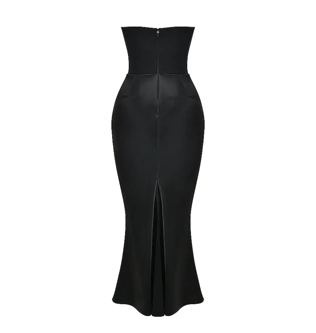 House of CB Persephone Strapless Corset Dress Black Size S / AU 8 for rent on The Volte - main image