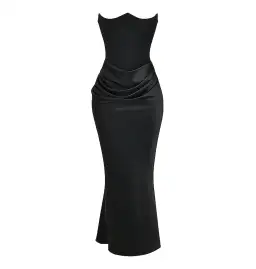 House of CB Persephone Strapless Corset Dress Black Size S / AU 8 for rent on The Volte - image 4
