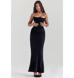 House of CB Persephone Strapless Corset Dress Black Size S / AU 8 for rent on The Volte - image 1