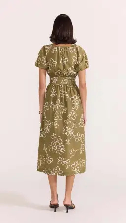 Staple The Label Ines Midi Dress Floral Size 8 for rent on The Volte - image 3