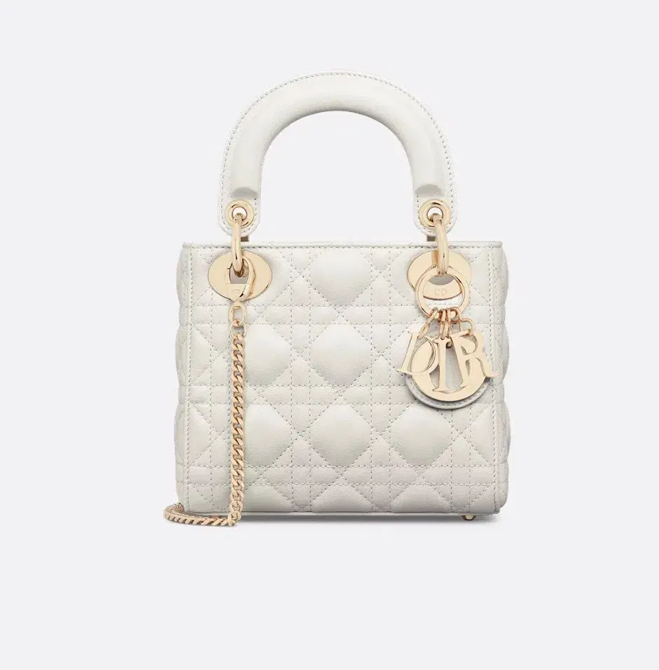 Dior Mini Lady Bag White for rent on The Volte - main image