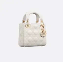 Dior Mini Lady Bag White for rent on The Volte - image 2