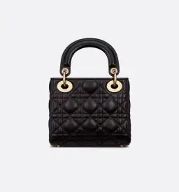 Mini Lady Dior Black Bag for rent on The Volte - image 2