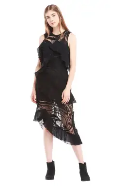 Alice McCall Love Me Like You Do Dress Black Size 8